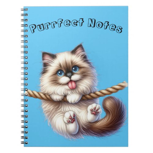 Purrfect Notes Notebook
