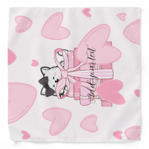 Purrfect Pages & Paws – Cat & Book Bandana