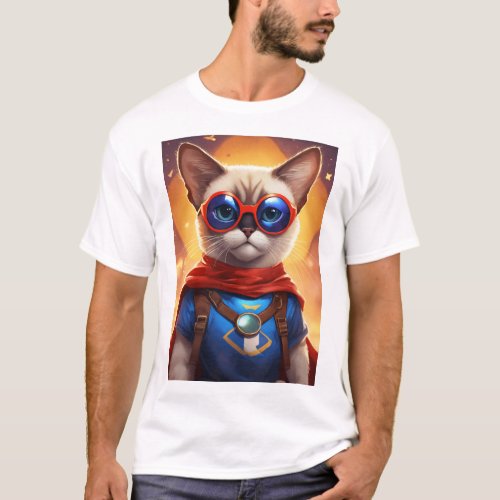 Purrfect Prints Cheery Cat Tees in Pixar Style