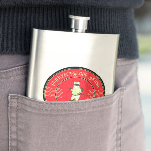 Purrfect-Slope Skiing with Santa Claw Flask