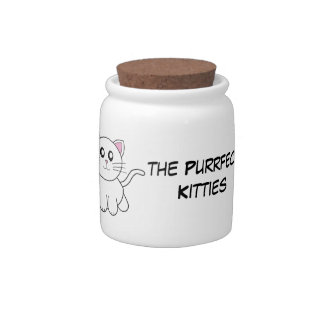 Purrfect Treats for Purrfect Kitties Candy Jar