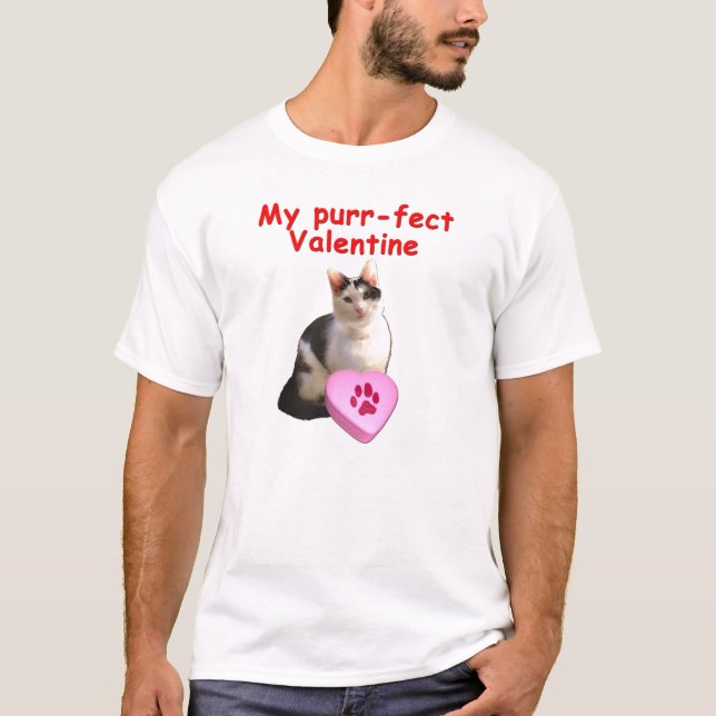 Purrfect Valentine T-Shirt (Front)