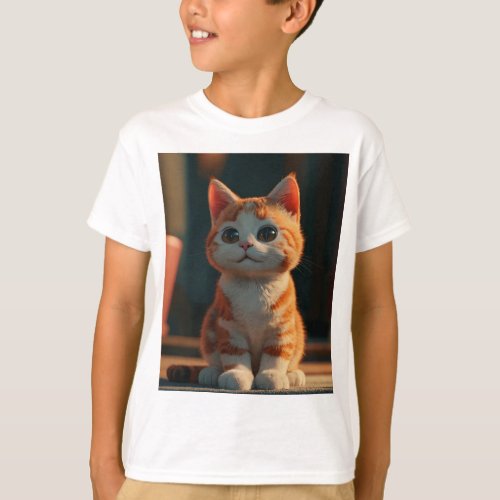 Purrfection in Pixels The Ultimate Cute Cat T_Shirt