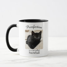 Purrfection Is a Cat Personalised Mug