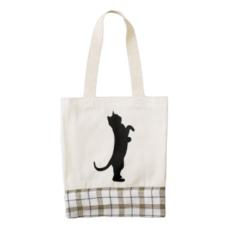 Purrfectly Funny Cats Zazzle HEART Tote Bag