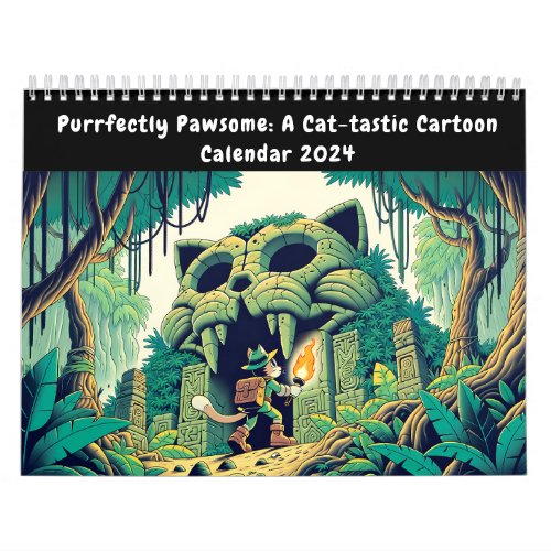 Purrfectly Pawsome A Cat_tastic Cartoon Calendar
