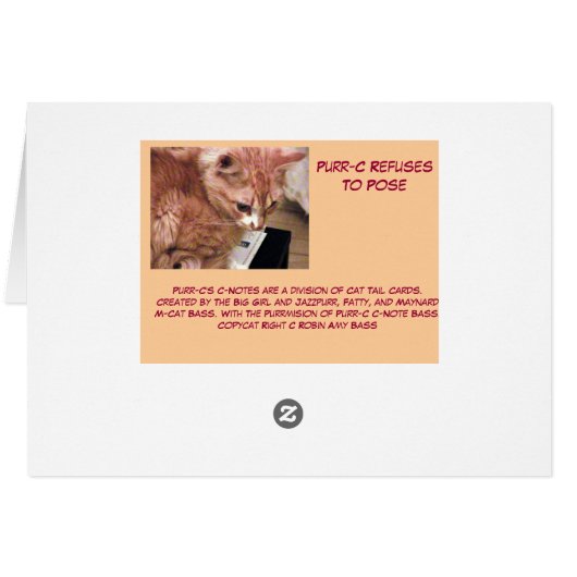 Purrfectly Purr-C, Purr-C C-Note Bass - Customized (Back Horizontal)