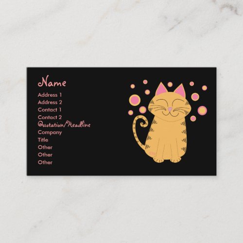 Purrfectly Sane Cat Lady Business Cards