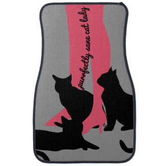 Purrfectly Sane Cat Lady Floor Mats
