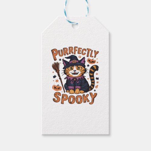 Purrfectly Spooky Gift Tags