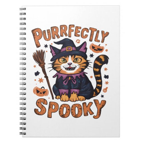 Purrfectly Spooky Notebook