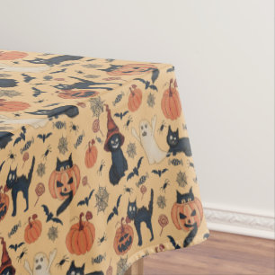 Purrfectly Spooky Tablecloth
