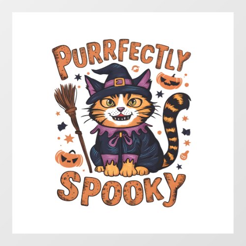 Purrfectly Spooky Wall Decal