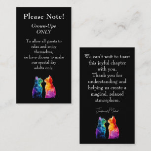 Purrfectly Yours: Purrfectly A Grown-Up Gathering Enclosure Card