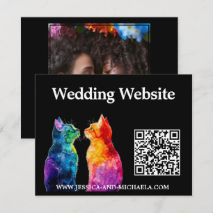 🌈  Purrfectly Yours: Purrfectly + QR code Enclosure Card