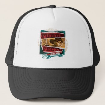 Purrfecto Trucker Hat by pussinboots at Zazzle