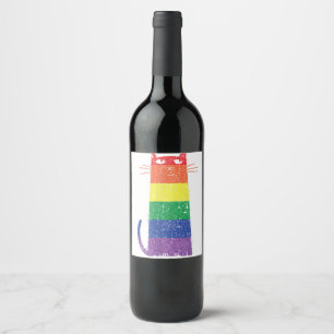Purride Shirt LGBT Funny Gay Pride Cat Saying Grap Wine Label