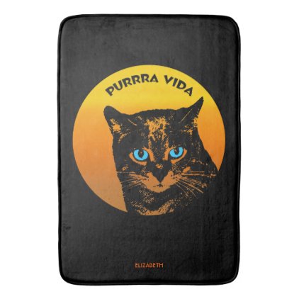 Purring Cat And Sun Purrra Vida Pure Life Cool Bath Mat