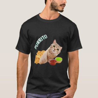 Purrito Cat In A Burrito T-Shirt