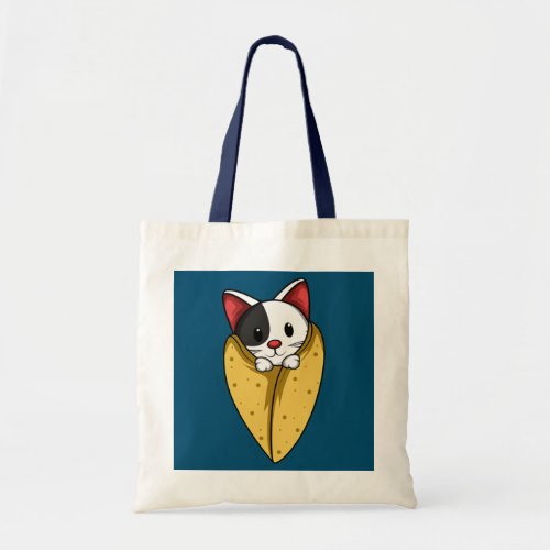 Purrito Cat Pet Lover  Tote Bag