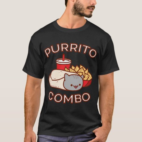 Purrito Combo Cat Burrito T_Shirt