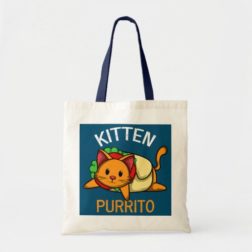 Purrito Cute Kitty Cat Mom  Tote Bag