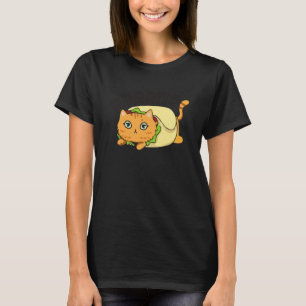Purrito, Funny Cat Lover, Mexican Food, Cat Kawaii T-Shirt