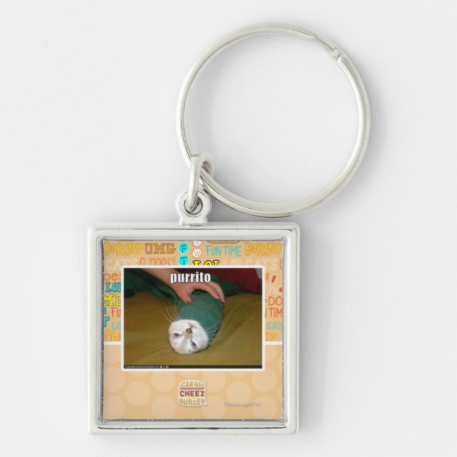 purrito keychain (Front)