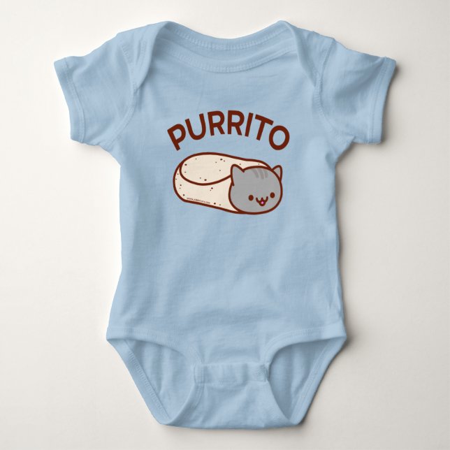 PURRITO - The Cat Burrito Baby Bodysuit (Front)