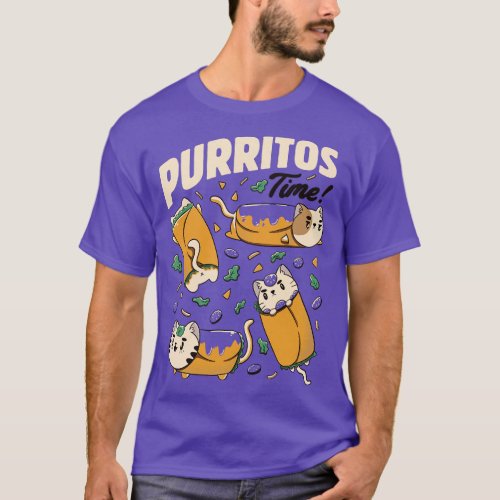 Purritos Time Burrito Cat Funny Mexican Food by To T_Shirt