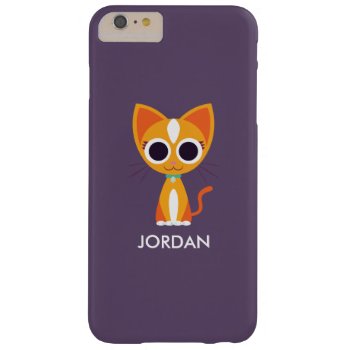 Purrl The Cat Barely There Iphone 6 Plus Case by peekaboobarn at Zazzle