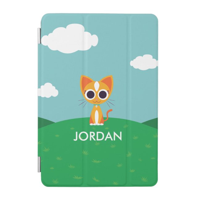 Purrl the Cat iPad Mini Cover (Front)