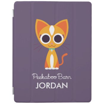Purrl The Cat Ipad Smart Cover by peekaboobarn at Zazzle