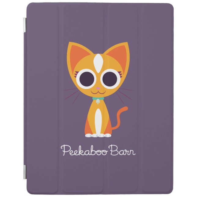 Purrl the Cat iPad Smart Cover (Front)