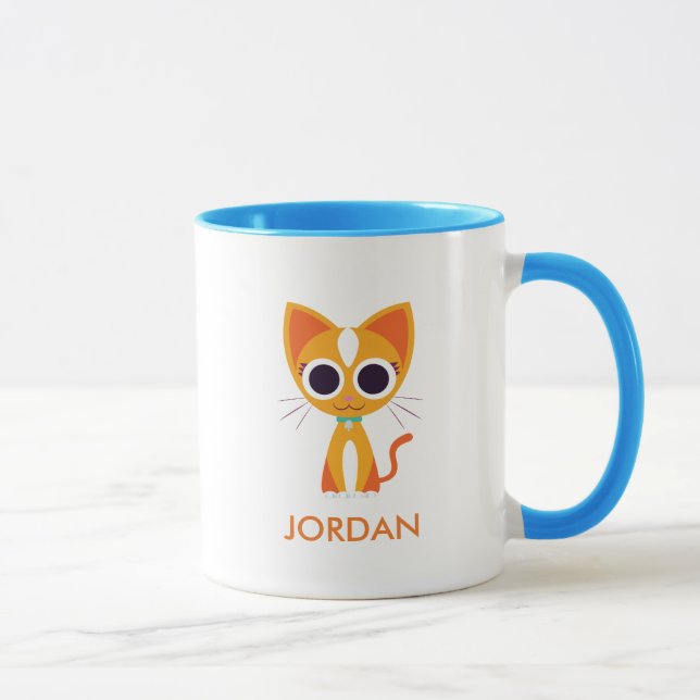 Purrl the Cat Mug (Right)
