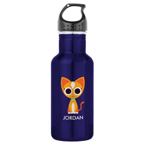 Purrl the Cat Stainless Steel Water Bottle