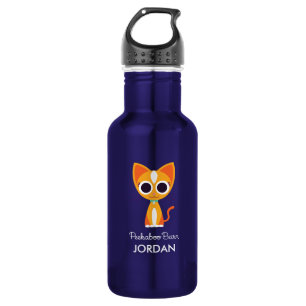 Purrl the Cat Stainless Steel Water Bottle