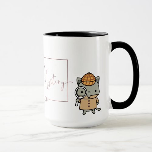 Purrlock  The Cozy Mystery Book Club Mug