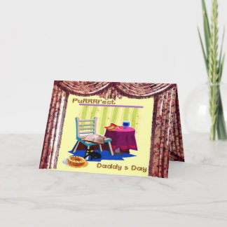 PuRRRfect Daddy's Day Card