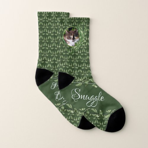 Purrrfect Day Calico Cat Socks