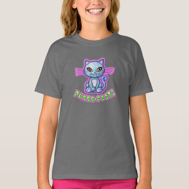 Purrrfect Girls T-shirt (Front)