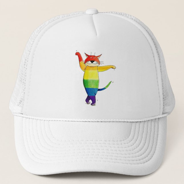 Purrride trucker hat (Front)