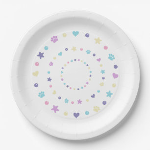 Purrrmaid Paper Plates