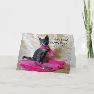 Purrrrfect Birthday Wishes from Princess Tiana Cat Card