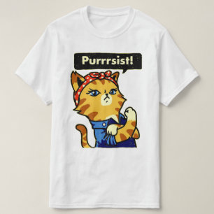 Purrrsist Shirt Feminist Resist Purrrsist