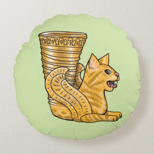 Purrsian Lion Rhyton Pillow