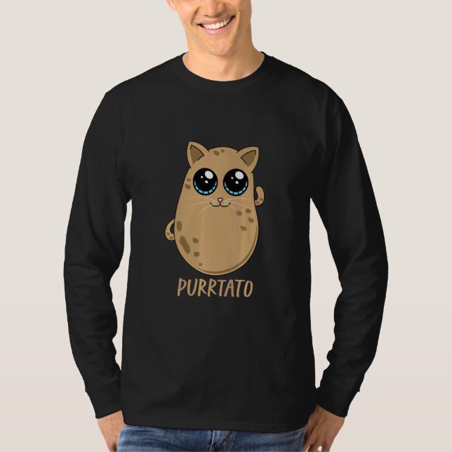 Purrtato Cute Cat Potato  T-Shirt (Front)