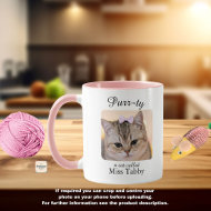 Purrty Cat Personalised Mug