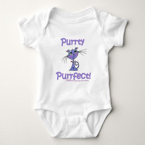 Purrty Purrfect Kitty Baby Bodysuit