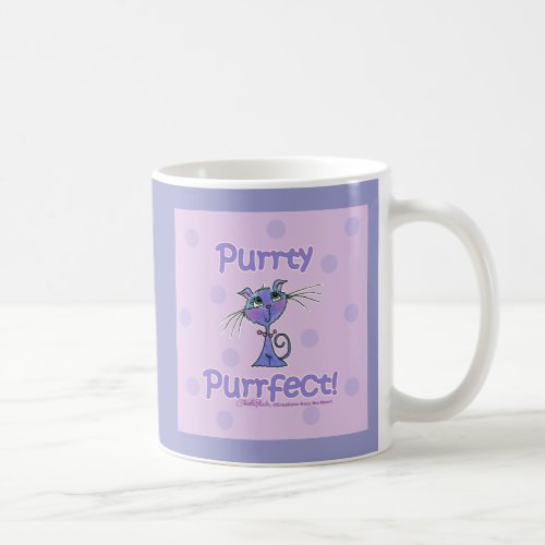 Purrty Purrfect Kitty Coffee Mug